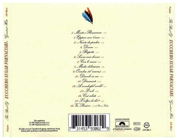 ZUCCHERO FORNACIARI - THE BEST OF | CD