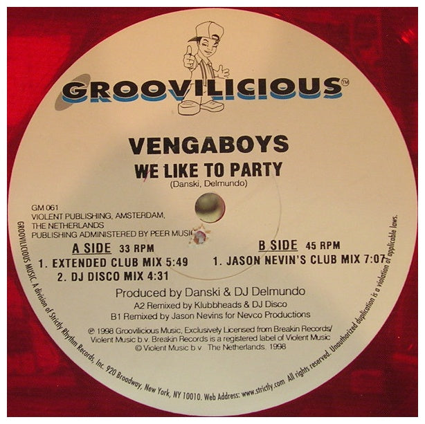 VENGABOYS - WE LIKE TO PARTY (2LP) | 12" MAXI SINGLE USADO