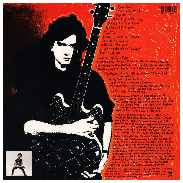 BILLY RANKIN - GROWIN' UP TOO FAST | VINILO USADO