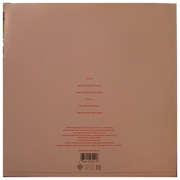 DEBORAH HARRY - I WANT THAT MAN | 12" MAXI SINGLE USADO