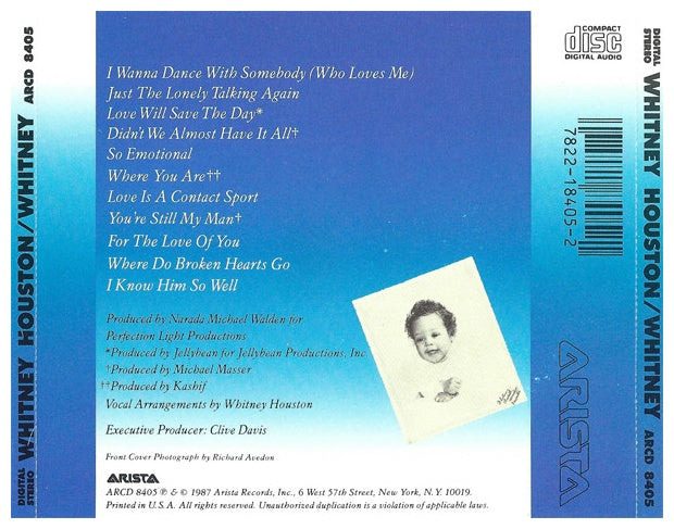 WHITNEY HOUSTON - WHITNEY | CD USADO