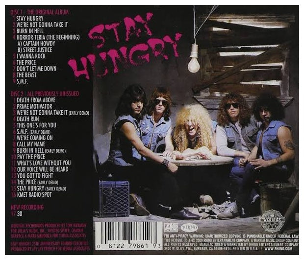 TWISTED SISTER - STAY HUNGRY - 25TH ANNIVERSARY EDITION (2CD) | CD