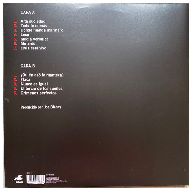 ANDRES CALAMARO - ALTA SUCIEDAD (LP+BOOK) | VINILO