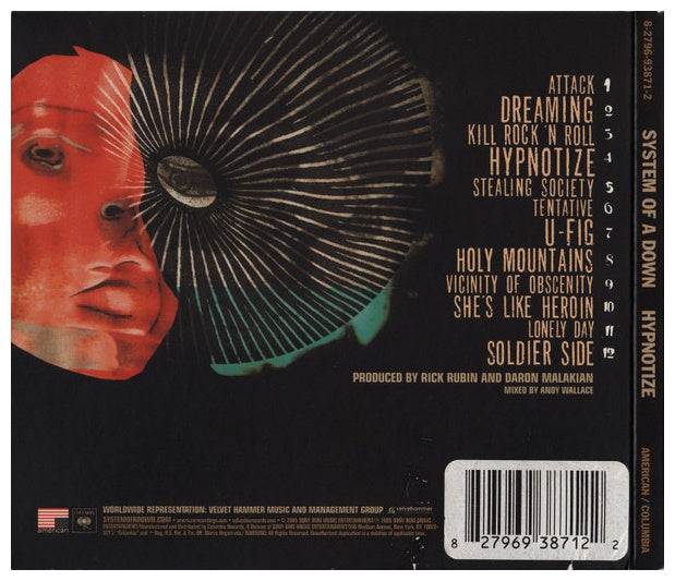 SYSTEM OF A DOWN - HYPNOTIZE | CD