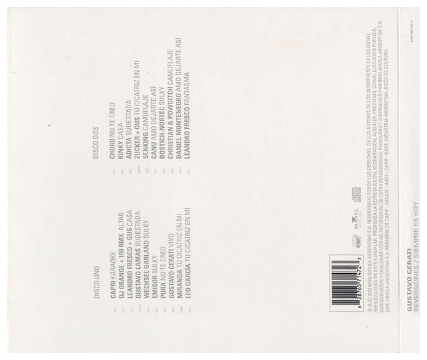GUSTAVO CERATI - SIEMPRE ES HOY: REVERSIONES (2CD)(DIGIPACK) | CD