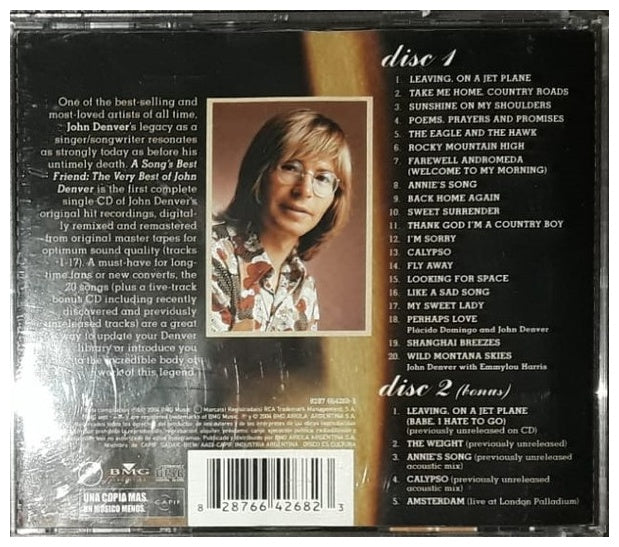 JOHN DENVER - A SONG'S BEST FRIEND: THE DEFINITIVE (2CD) | CD