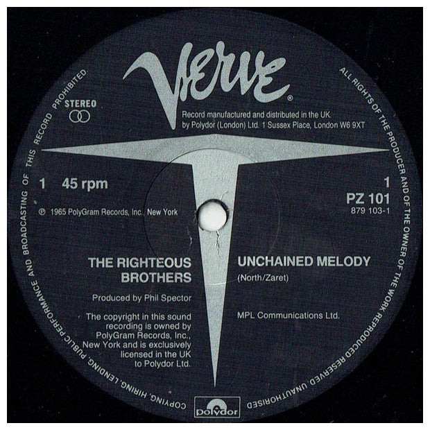 RIGHTEOUS BROTHERS - UNCHAINED MELODY | 12" MAXI SINGLE USADO