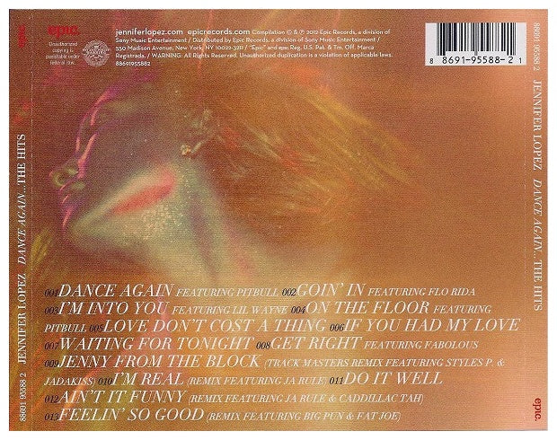 JENNIFER LOPEZ - DANCE AGAIN: THE HITS | CD