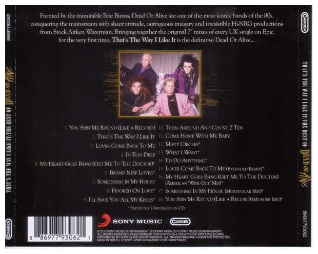 DEAD OR ALIVE - THAT'S THE WAY I LIKE IT: THE BEST OF | CD