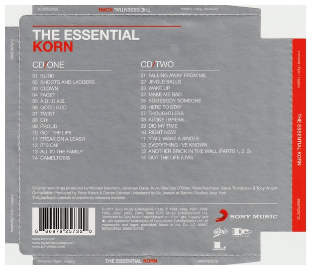 KORN - ESSENTIAL KORN (2CD) | CD