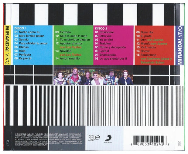 MIRANDA - MIRANDA VIVO (2CD) | CD