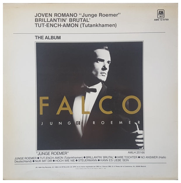 FALCO - JUNGE ROEMER | 12" MAXI SINGLE USADO