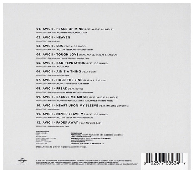 AVICII - TIM | CD