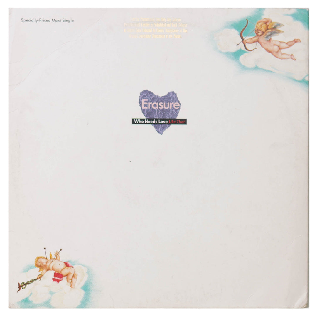 ERASURE - WHO NEEDS LOVE LIKE THAT | 12" MAXI SINGLE USADO
