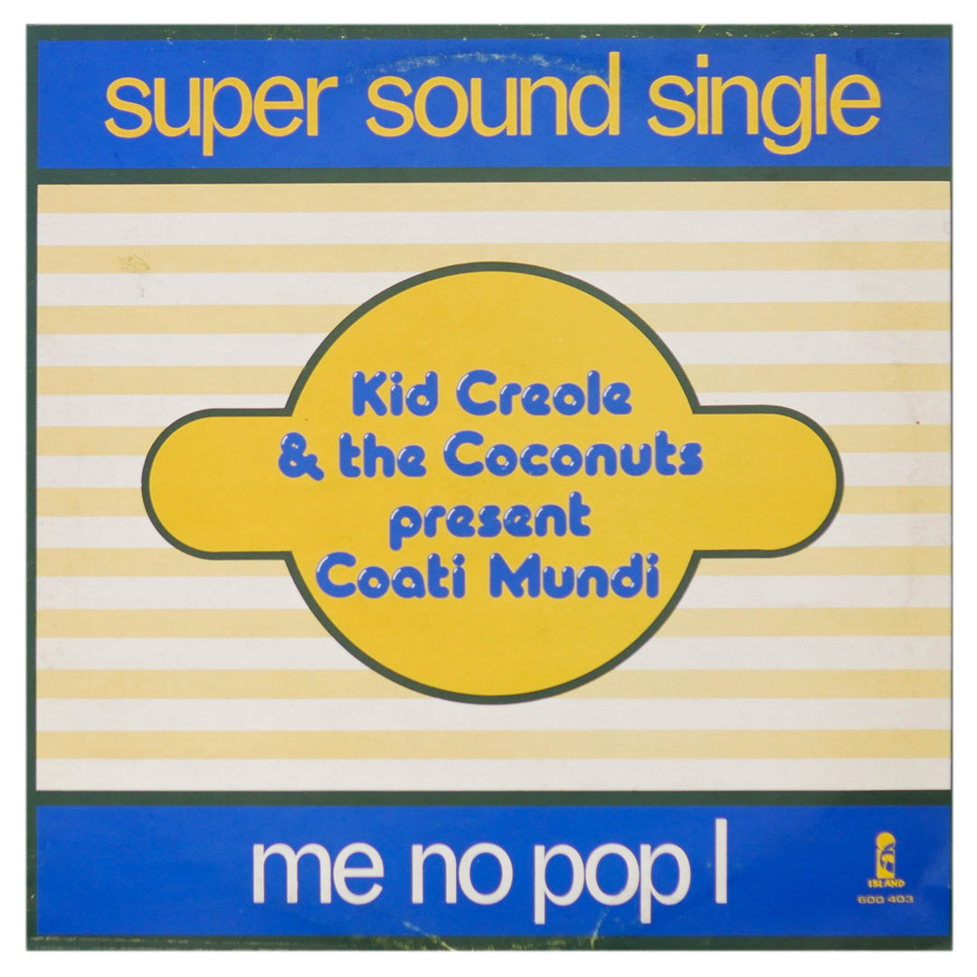 KID CREOLE & THE COCONUTS - QUE PASA/ME NO POP I | 12" MAXI SINGLE USADO