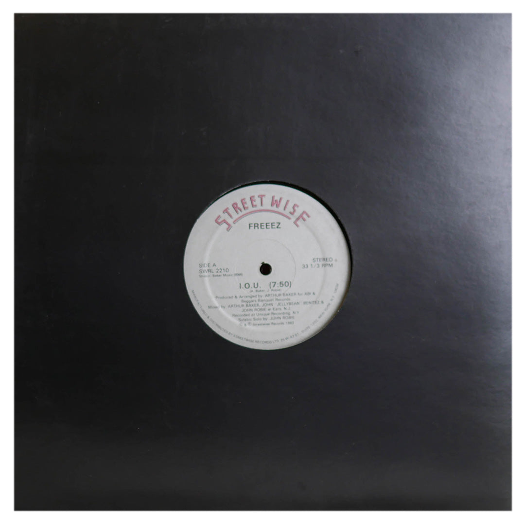 FREEEZ - I.O.U | 12" MAXI SINGLE USADO