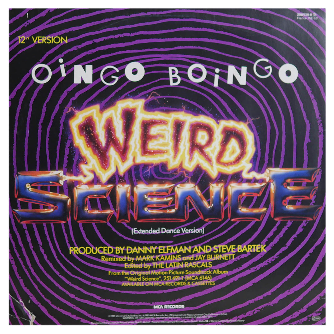 OINGO BOINGO - WEIRD SCIENCE | 12" MAXI SINGLE USADO