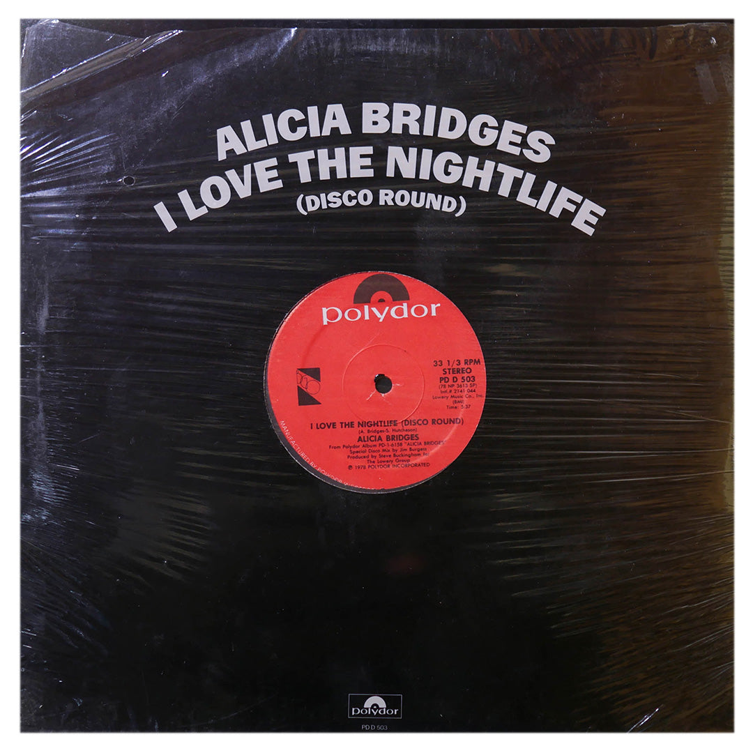 ALICIA BRIDGES - I LOVE THE NIGHTLIFE | 12" MAXI SINGLE USADO