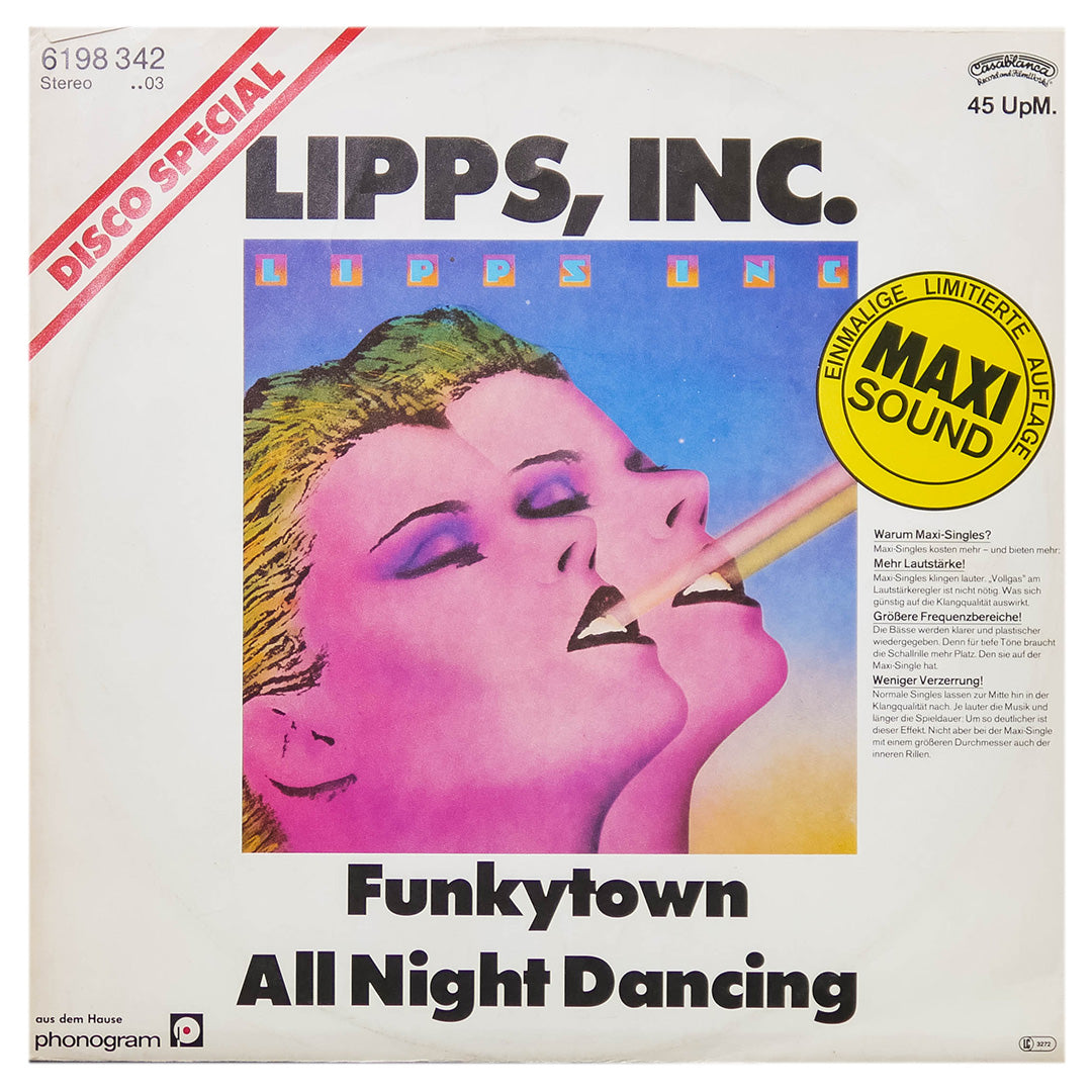 LIPPS, INC - FUNKYTOWN | 12" MAXI SINGLE USADO