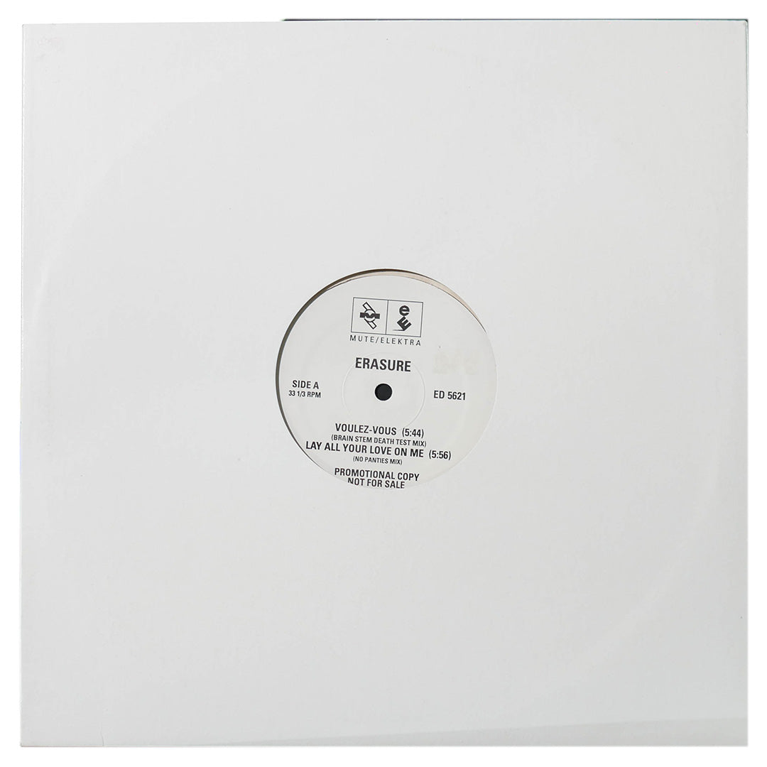 ERASURE - VOULEZ VOUS/LAY ALL YOUR LOVE ON ME/TAKE A CHANCE ON ME/S.O.S. | 12" MAXI SINGLE USADO
