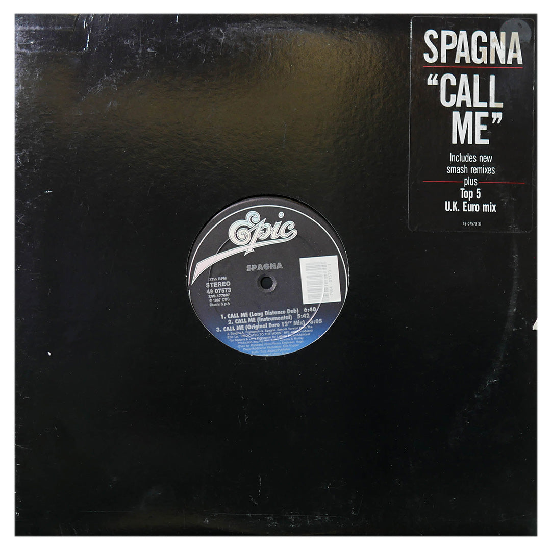 SPAGNA - CALL ME | 12" MAXI SINGLE USADO