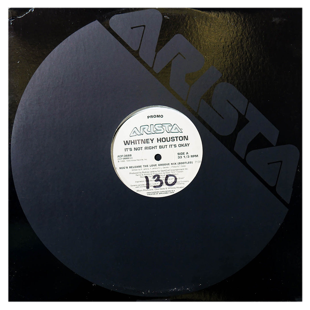 WHITNEY HOUSTON - IT'S NOT RIGHT BUT IT'S OK (GROOVE MIXES) | 12" MAXI SINGLE USADO