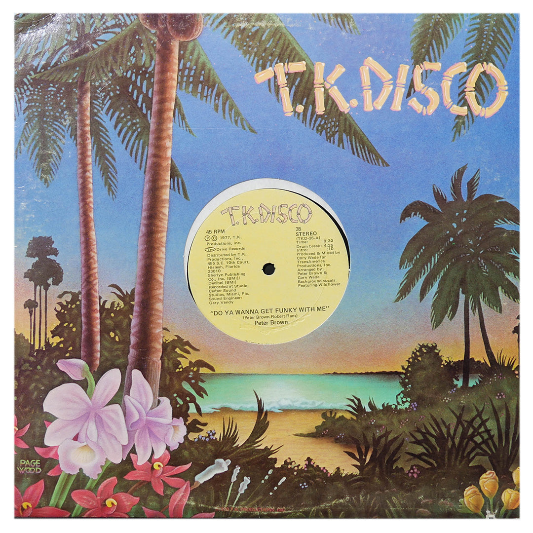PETER BROWN - DO YA WANNA GET FUNKY WITH ME | 12" MAXI SINGLE USADO