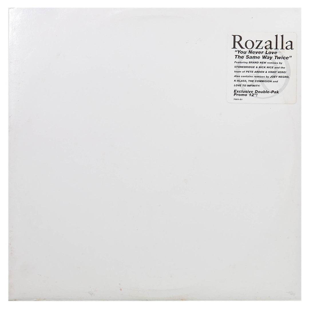 ROZALLA - YOU NEVER LOVE THE SAME WAY TWICE (2 LP) | 12" MAXI SINGLE USADO