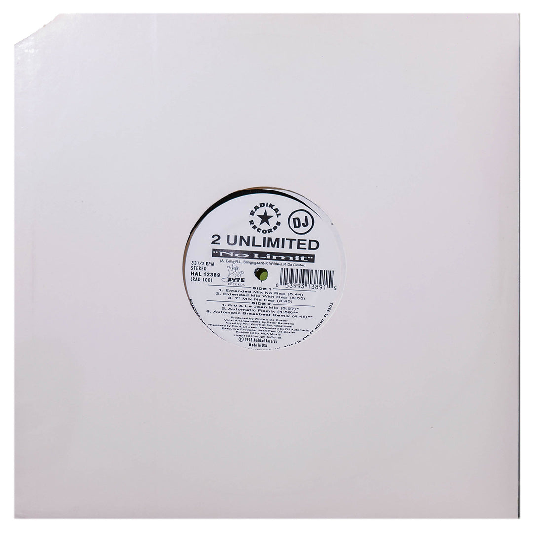 2 UNLIMITED - THE REAL THING | 12" MAXI SINGLE USADO