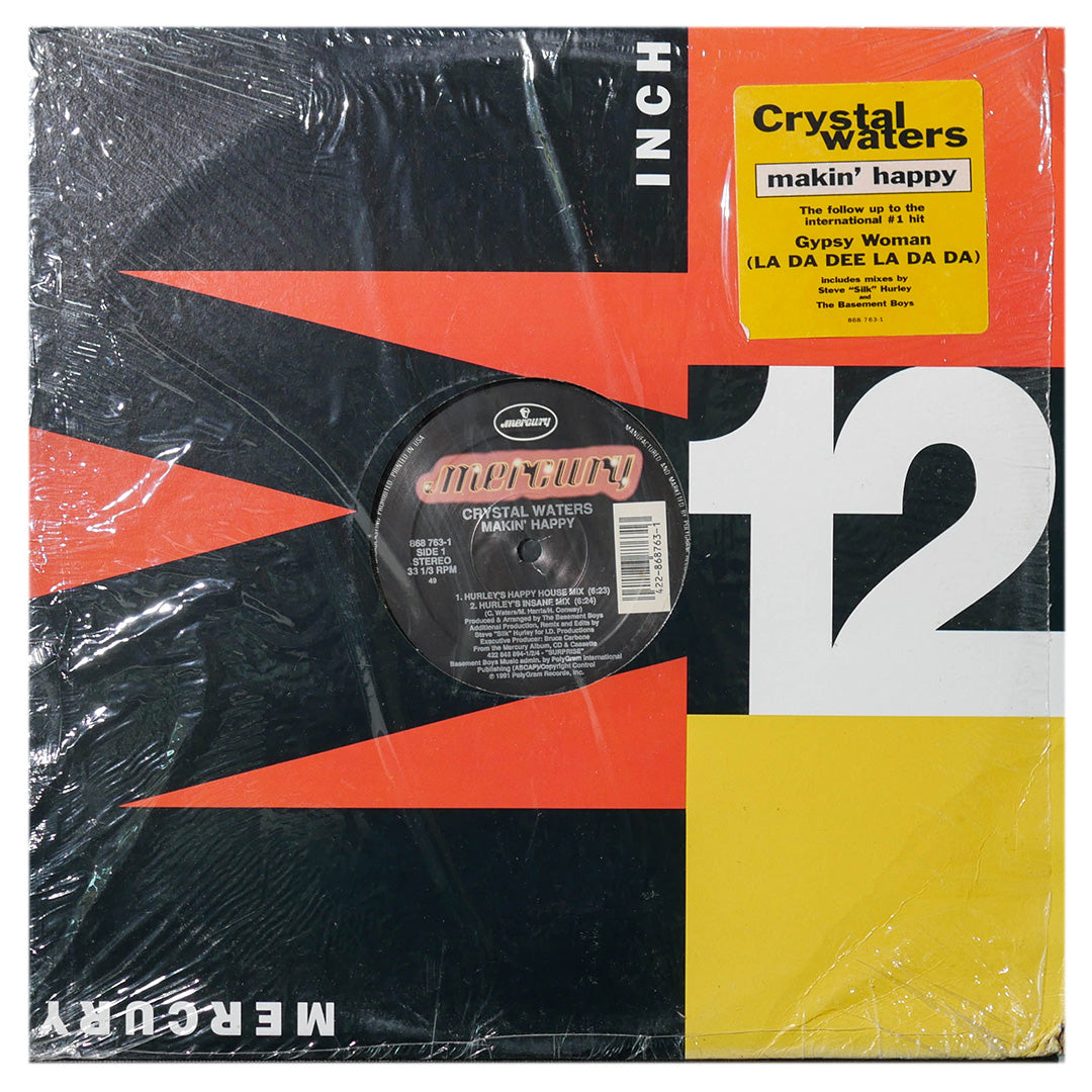 CRYSTAL WATERS - MAKIN' HAPPY | 12" MAXI SINGLE USADO