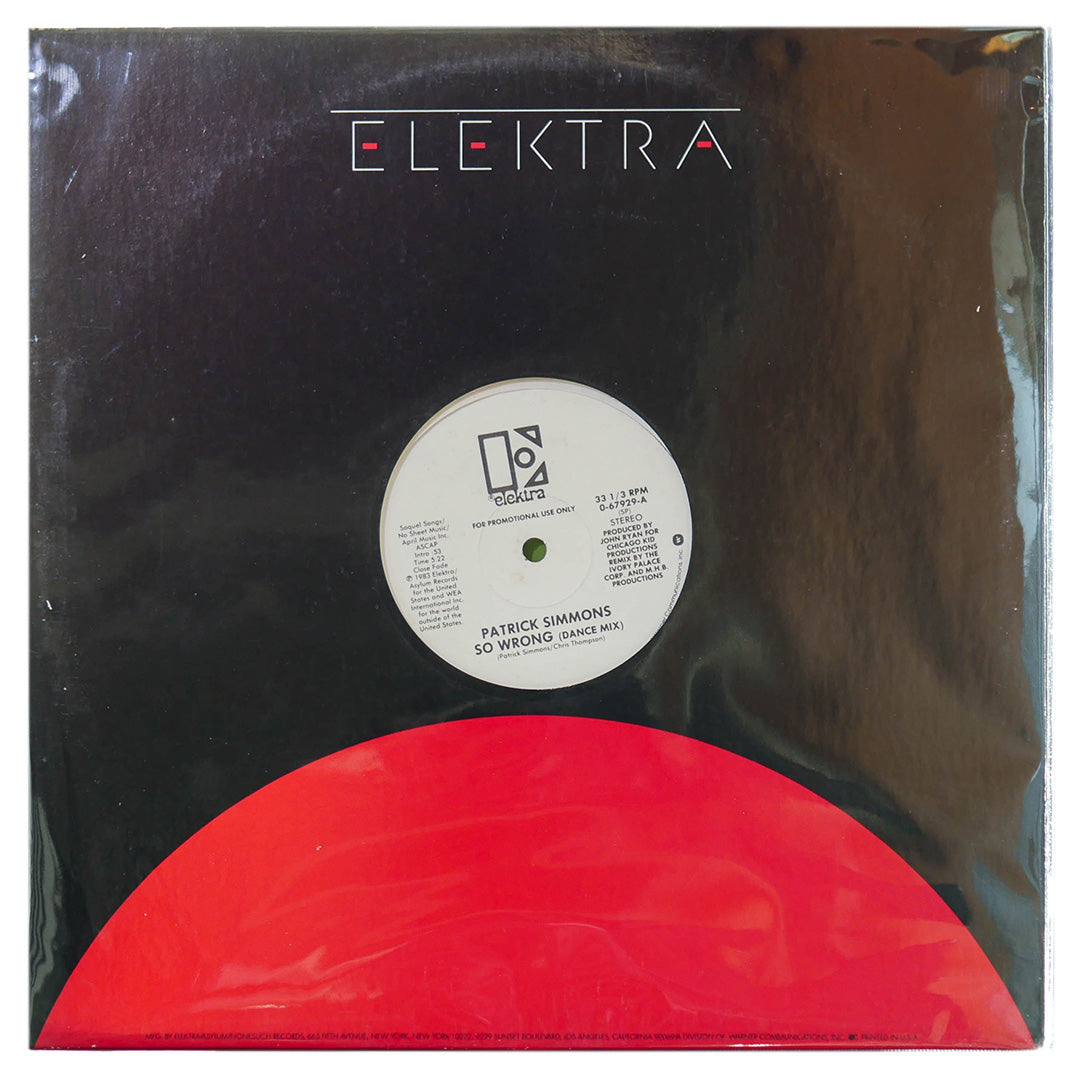PATRICK SIMMONS - SO WRONG | 12" MAXI SINGLE USADO
