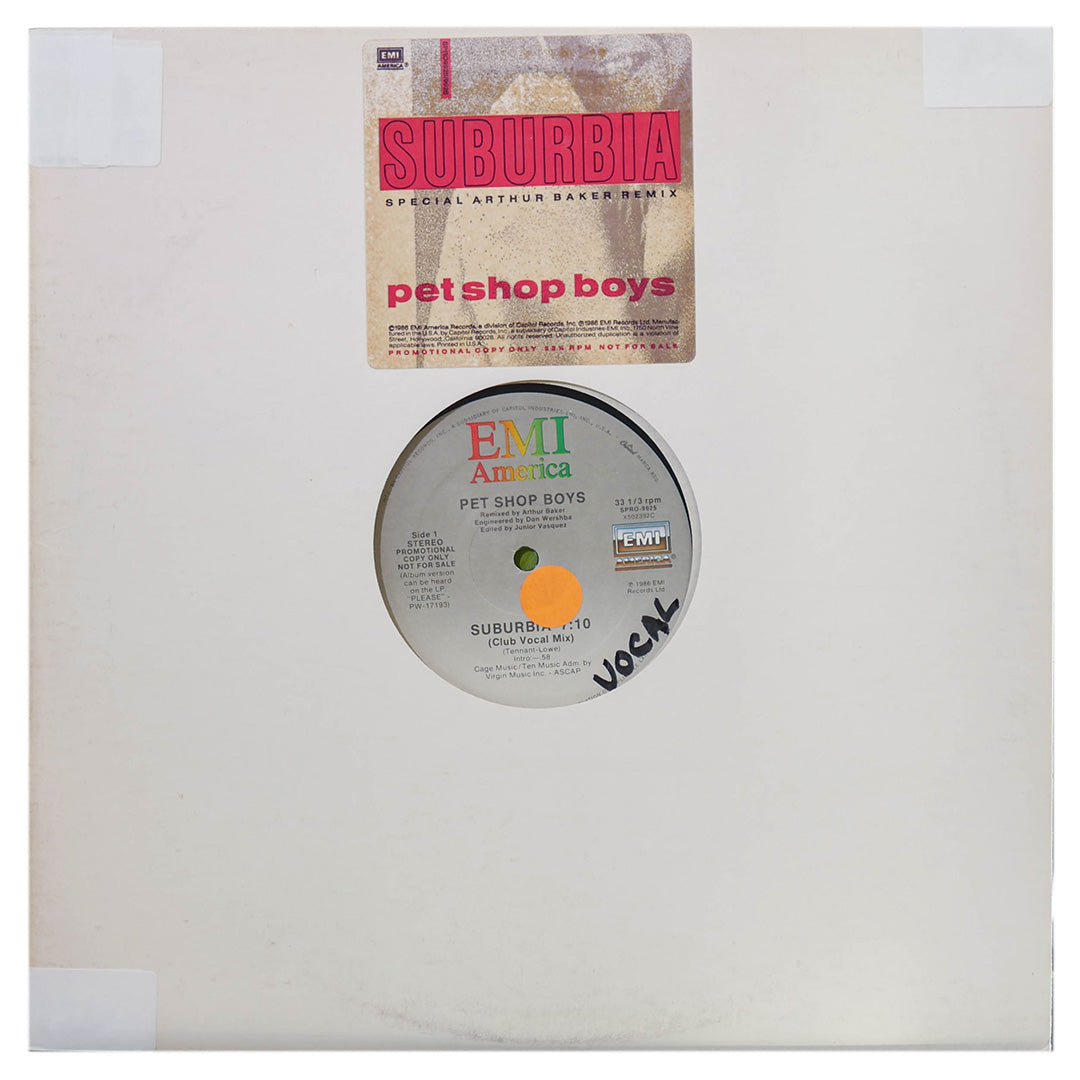 PET SHOP BOYS - SUBURBIA | 12" MAXI SINGLE USADO
