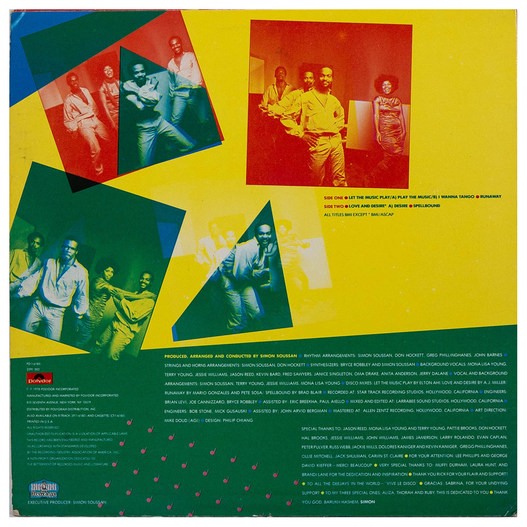 ARPEGGIO - LET THE MUSIC PLAY | VINILO USADO