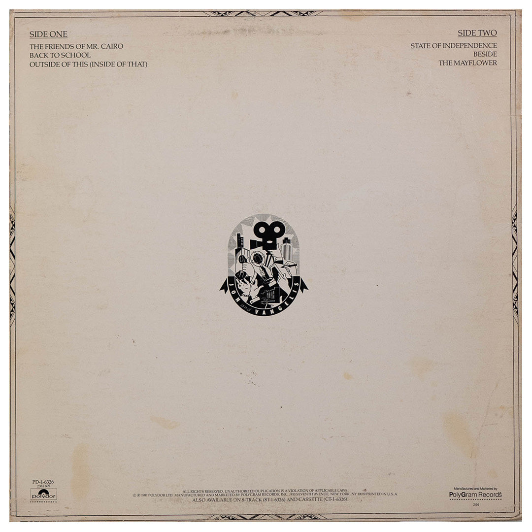 JON AND VANGELIS - THE FRIENDS OF MR CAIRO | VINILO USADO
