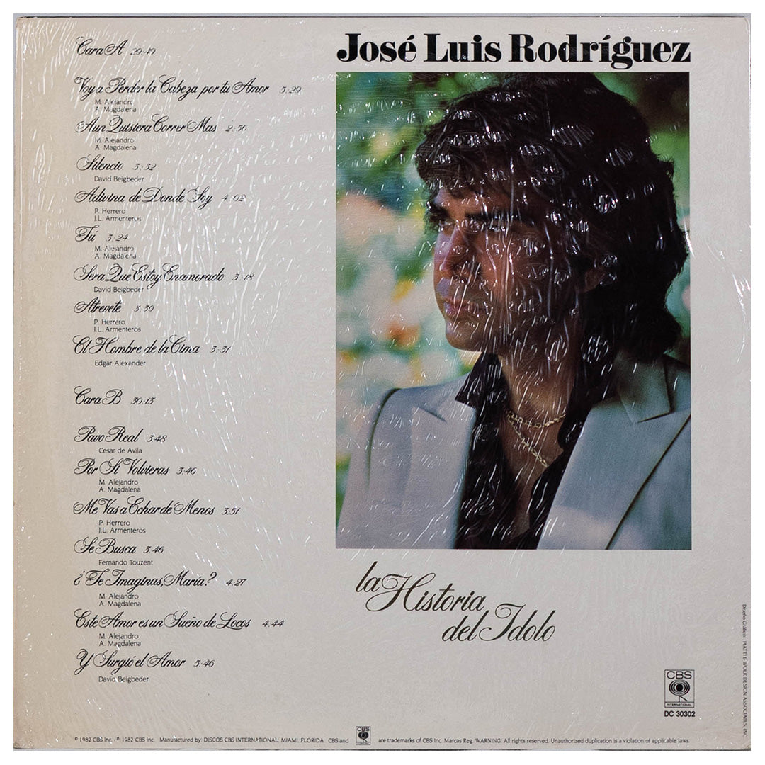 JOSE LUIS RODRIGUEZ - LA HISTORIA DEL IDOLO | VINILO USADO