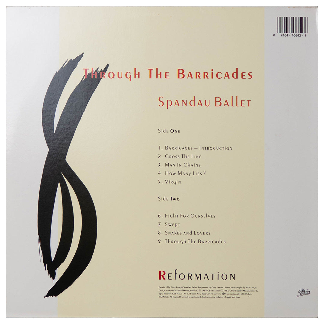 SPANDAU BALLET - THROUGHT THE BARRICADES | VINILO USADO