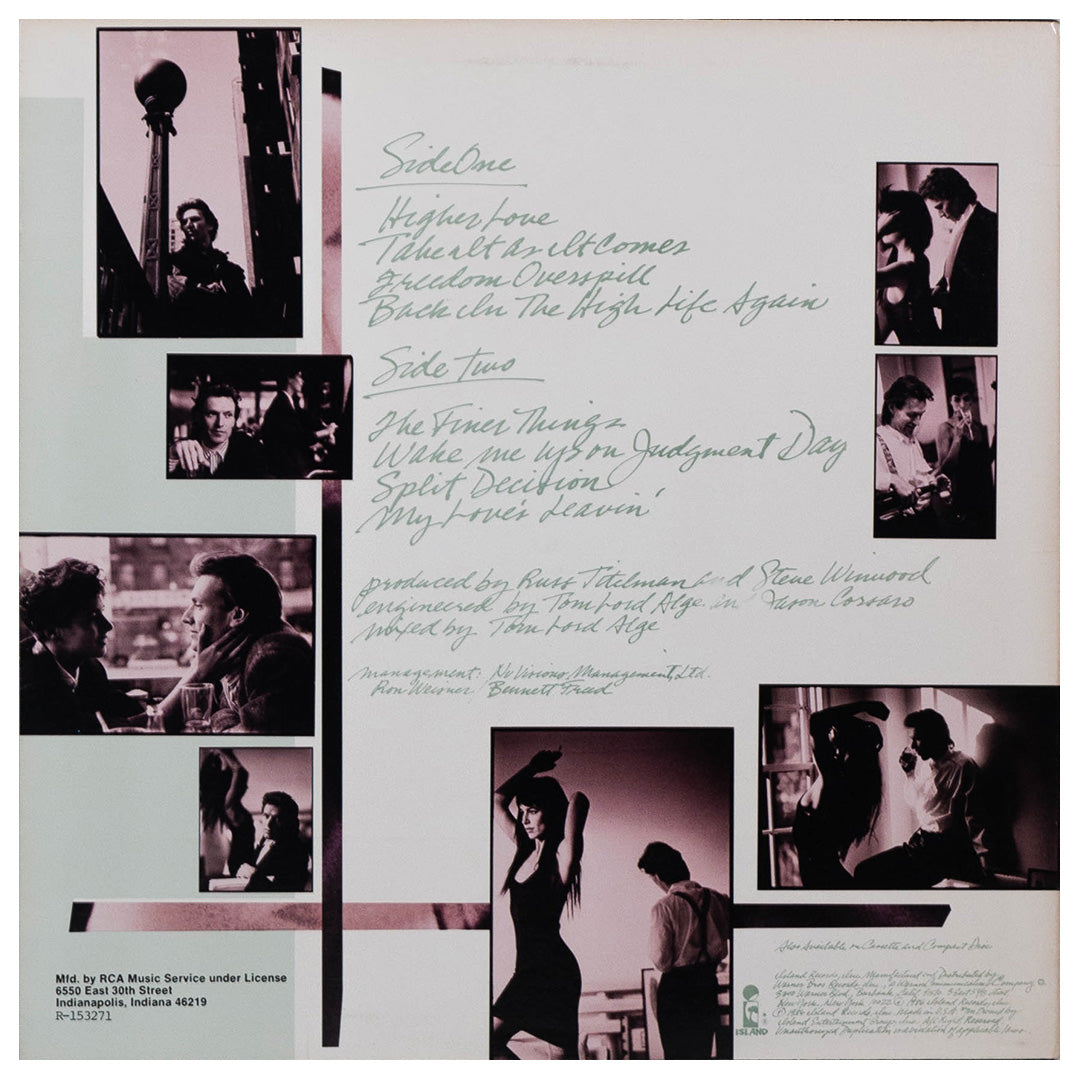 STEVE WINWOOD - BACK IN THE HIGH LIFE | VINILO USADO