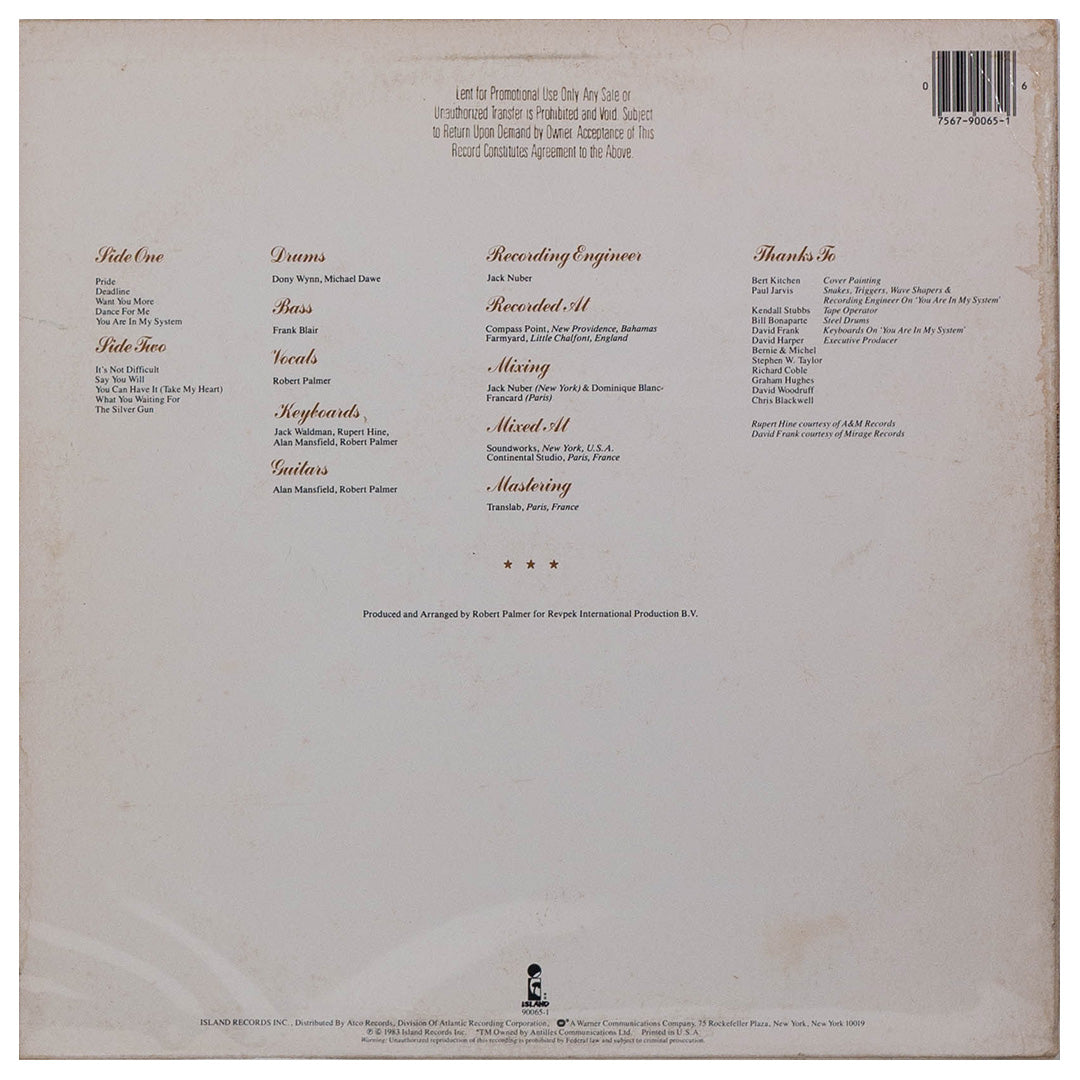 ROBERT PALMER - PRIDE | VINILO USADO