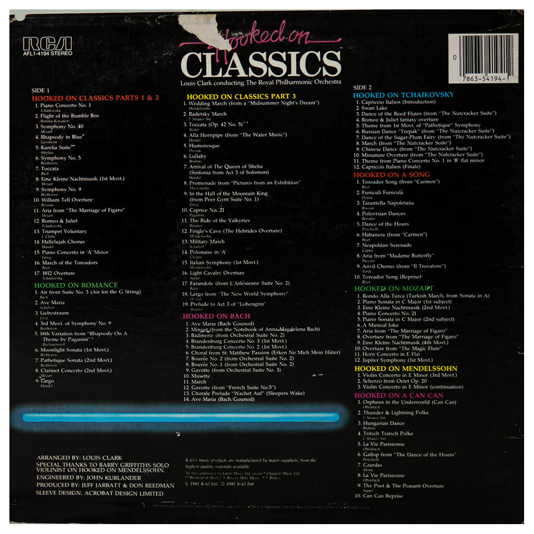 HOOKED ON CLASSICS - THE ALBUM | VINILO USADO