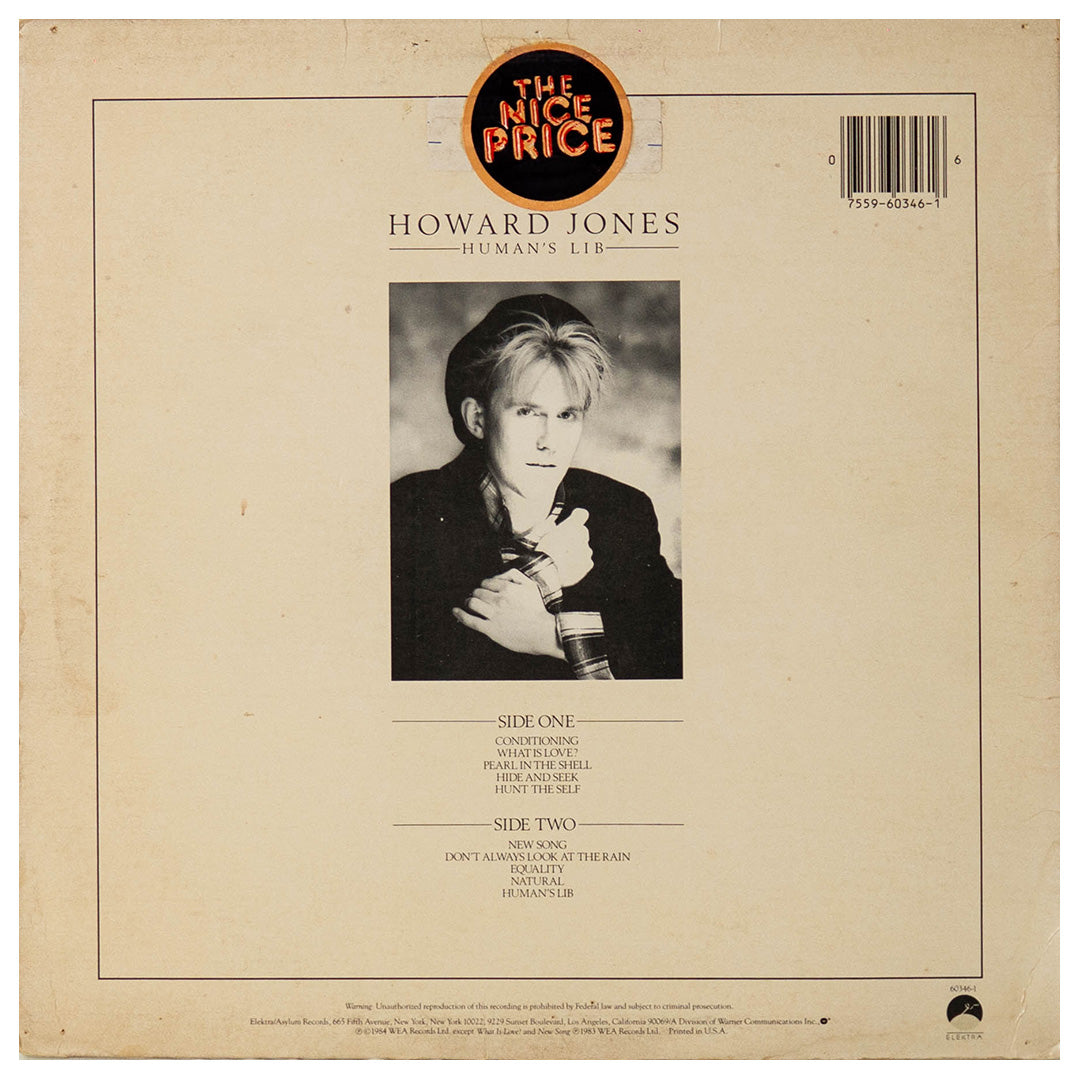HOWARD JONES - HUMAN’S LIB | VINILO USADO