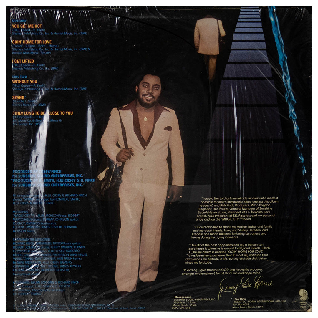 JIMMY "BO" HORNE - GOIN' HOME FOR LOVE | VINILO USADO