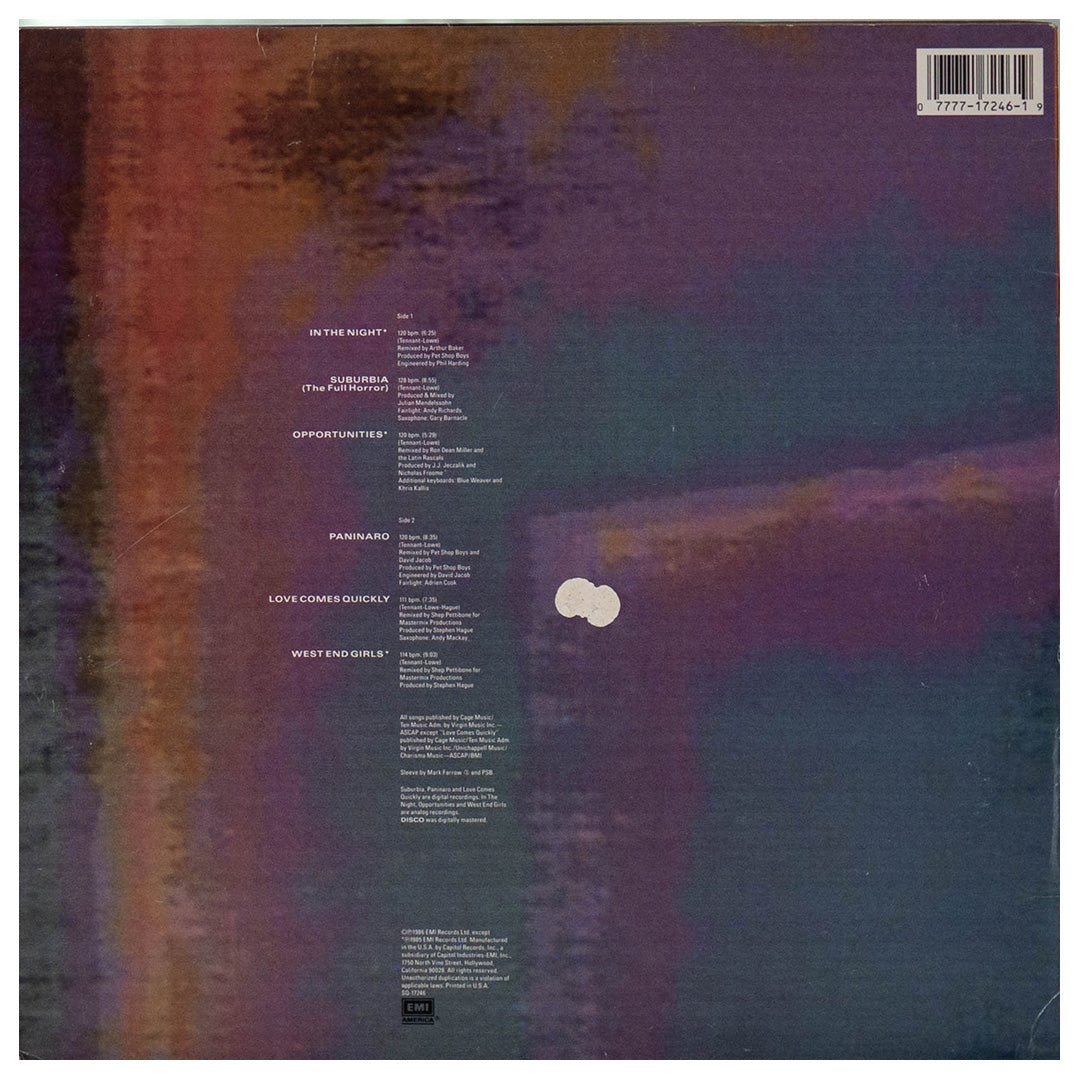PET SHOP BOYS - DISCO | VINILO USADO