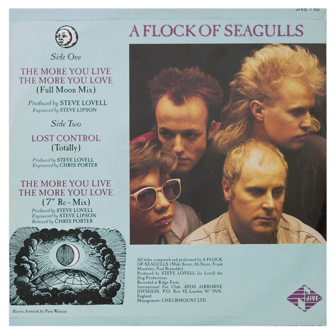 A FLOCK OF SEAGULLS - THE MORE YOU LIVE, THE MORE YOU LOVE | 12" MAXI SINGLE USADO
