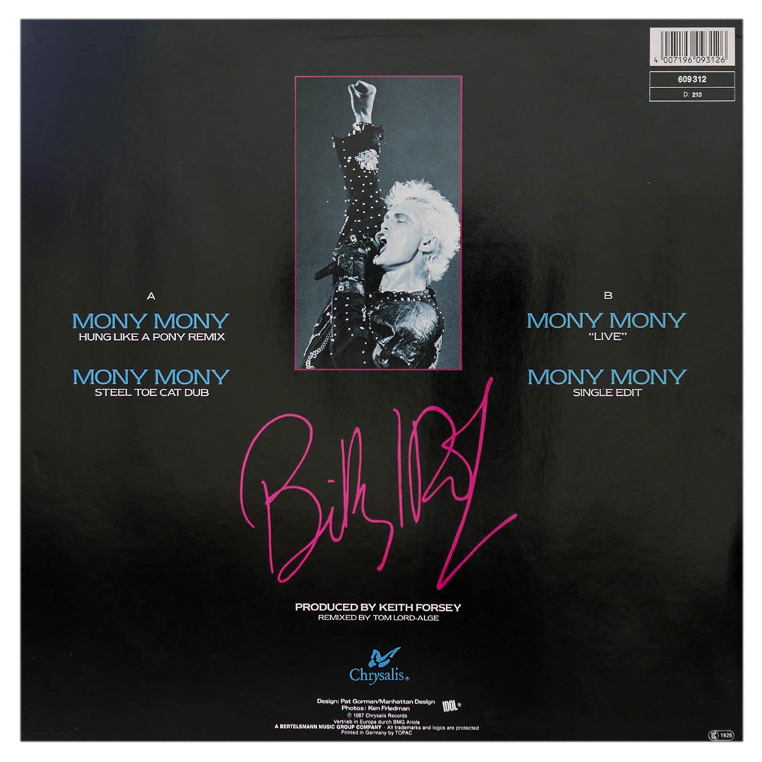 BILLY IDOL - MONY MONY | 12" MAXI SINGLE USADO