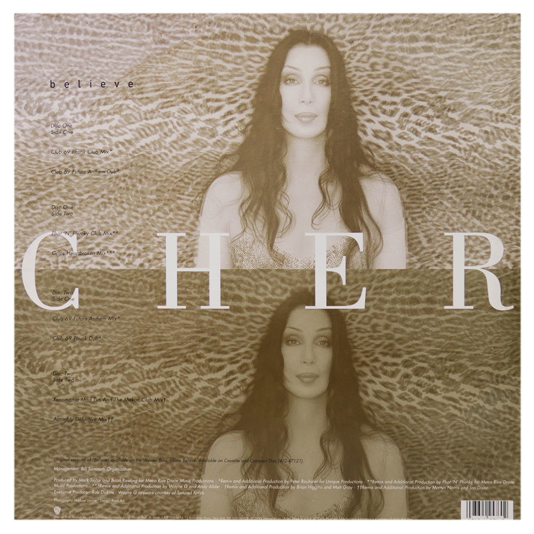 CHER - BELIEVE (2LP) | 12" MAXI SINGLE USADO