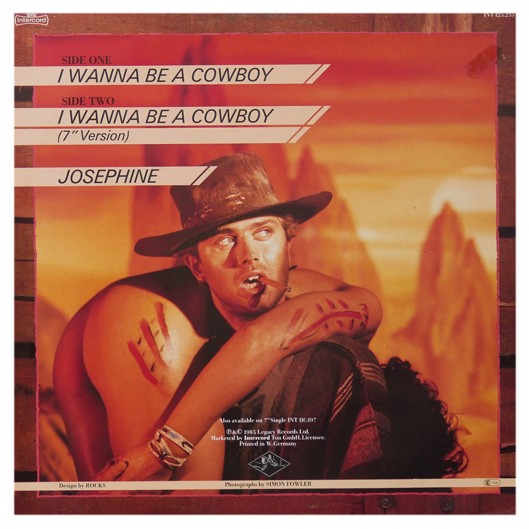 BOYS DON'T CRY - I WANNA BE A COWBOY | 12" MAXI SINGLE USADO