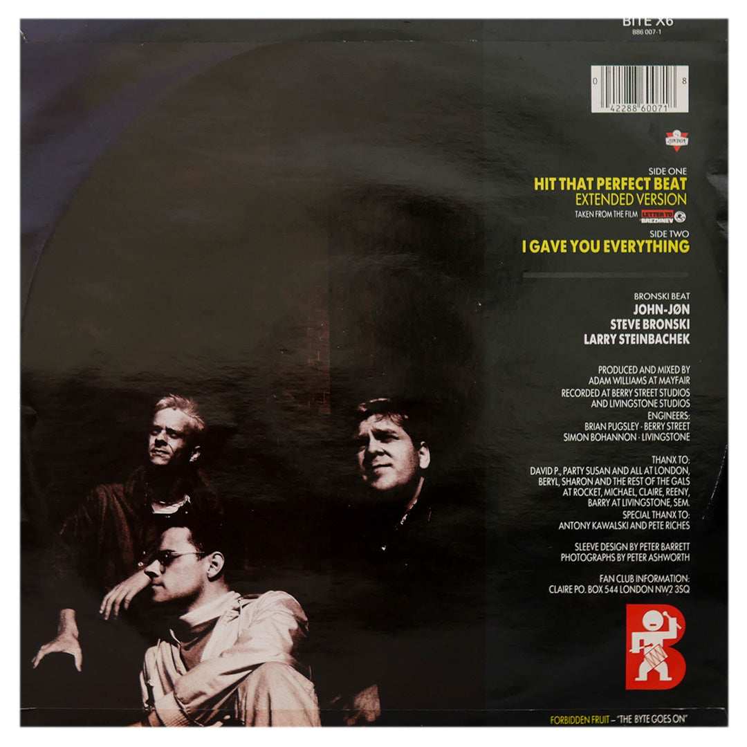 BRONSKI BEAT - HIT THAT PERFECT BEAT | 12" MAXI SINGLE USADO