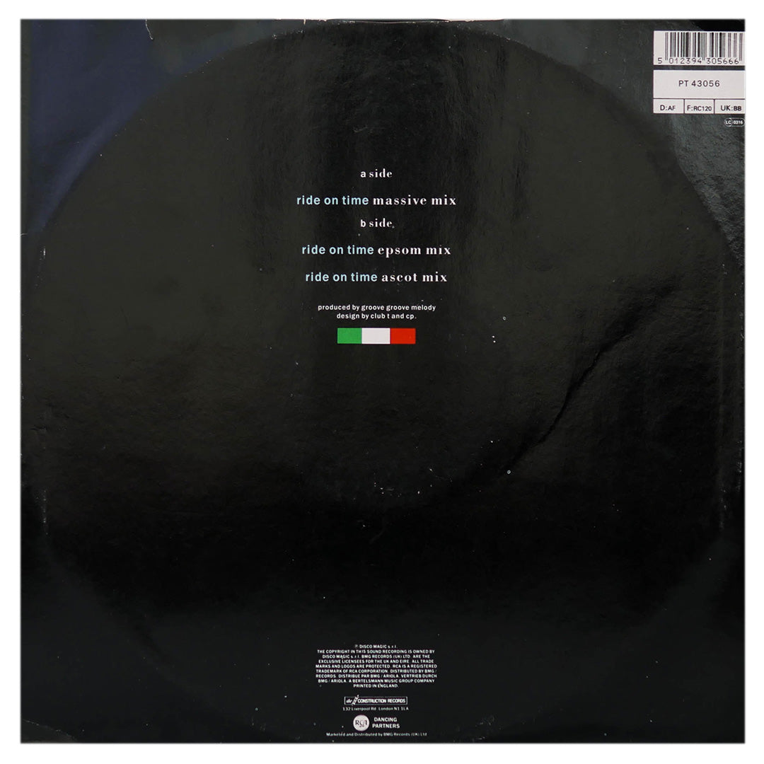 BLACK BOX - RIDE ON TIME | 12" MAXI SINGLE USADO