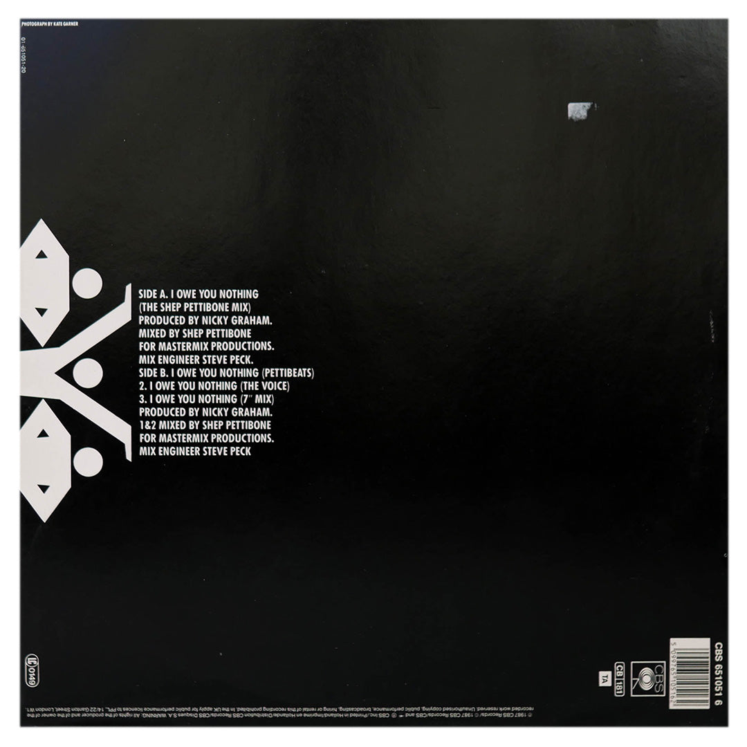 BROS - I OWE YOU NOTHING (SHEP PETTIBONE MIX) | 12" MAXI SINGLE USADO