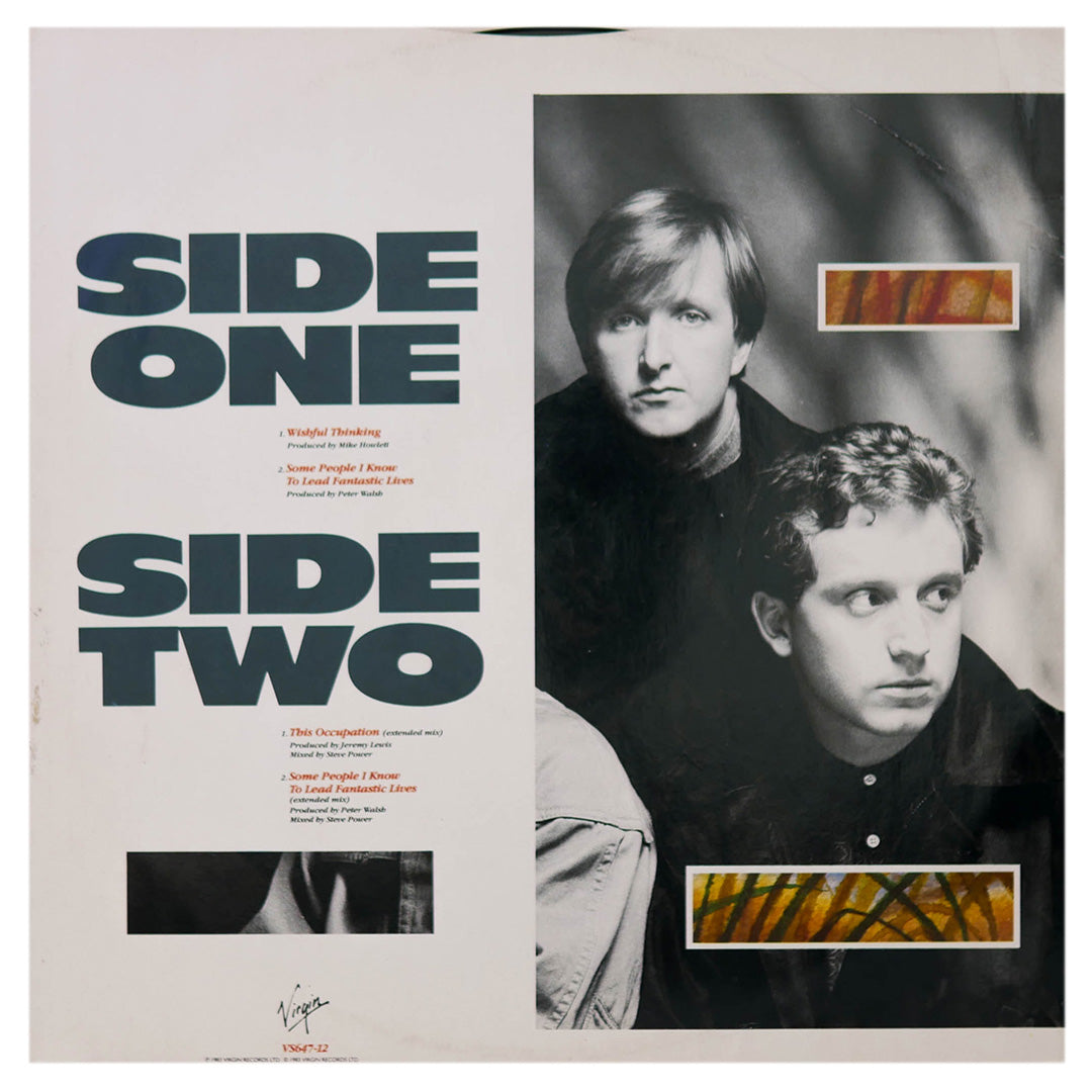 CHINA CRISIS - WISHFUL THINKING | 12" MAXI SINGLE USADO